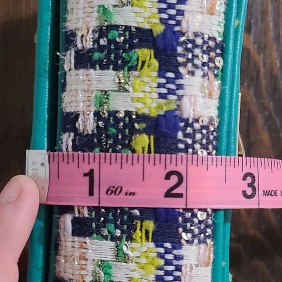 Kate Spade Nicola Tweed Twist Lock Bag - Picture 9 of 11